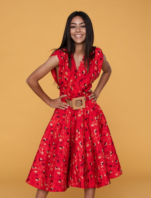 Smocked Bodice Maxi Dress